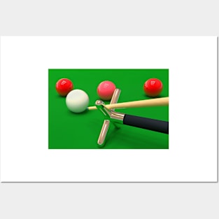 Snooker Balls and Table Posters and Art